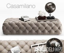 3d-модель Оттоманка Casamilano Hyatt