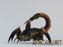 3d-модель Скорпион с анимациями