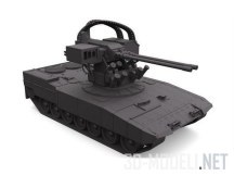 3d-модель BMPT Terminator tank