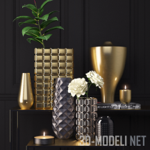 3d-модель Набор с вазами от Crate&Barrel
