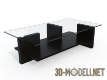 3d-модель Журнальный стол на тройной основе