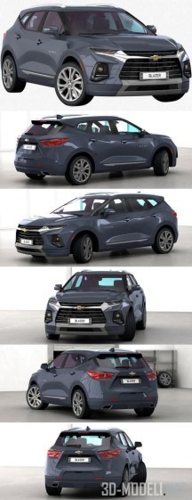 3d-модель Автомобиль Chevrolet Blazer Premier 2019
