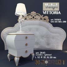 3d-модель Комплект для спальни Vittoria от Volpi