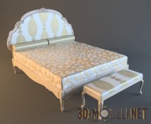 3d-модель Кровать с банкеткой Itaca