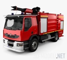 3d-модель Пожарная машина Renault Premium Lander 2011
