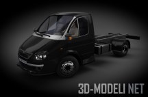 3d-модель Малотоннажный грузовик «Газель»