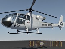 3d-модель Вертолет SA 342 Gazelle