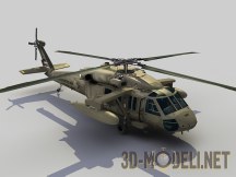 3d-модель Вертолет Sikorsky UH-60 Black Hawk