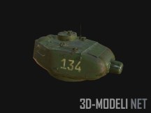 3d-модель Башня советского танка Т-34-85