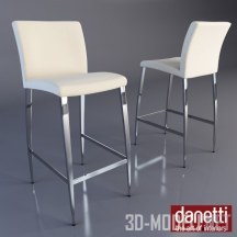 3d-модель Барный стул Danetti Elise