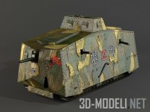 3d-модель Танк Sturmpanzerwagen A7V