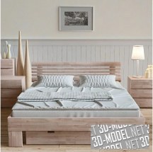 3d-модель Спальня Hasena AG и аксессуары