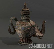 3d-модель Античный чайник PBR