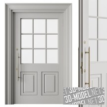3d-модель Входная дверь в классическом стиле