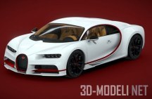 3d-модель Гиперкар Bugatti Chiron Sport 2021