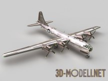 3d-модель Бомбардировщик B-29 Superfortress