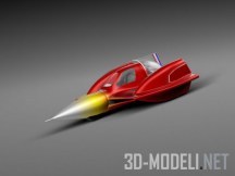 3d-модель Болид Turbo Sonic Concept Car
