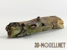 3d-модель Старое бревно