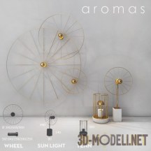 3d-модель Набор светильников Aromas: Wheels, Sunlight и Tenn