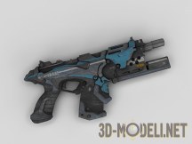 3d-модель Футуристический пистолет