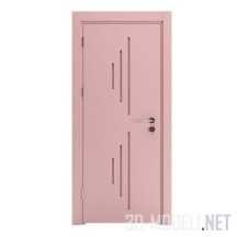 3d-модель Розовая дверь