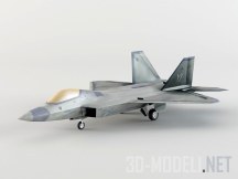 3d-модель Многоцелевой истребитель F-22 Raptor