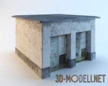 3d-модель Трансформаторная будка