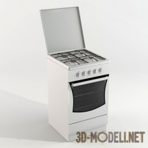 3d-модель Газовая плита с духовым шкафом