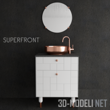 3d-модель Комплект для ванной Superfront BLOCKS