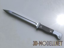 3d-модель Клинок со стальной рукоятью
