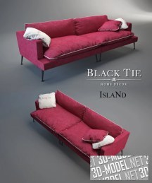 3d-модель Яркий диван Island от Black Tie