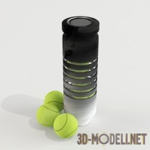 3d-модель Тубус для теннисных мячей