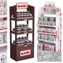 3d-модель Экспозиционные стенды Nutella и Raffaello