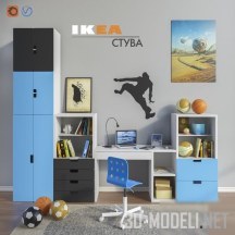 3d-модель Аксессуары и мебель Стува от IKEA