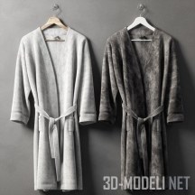 3d-модель Пара банных халатов