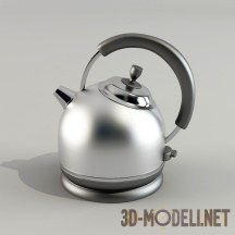 3d-модель Стильный толстенький электрочайник