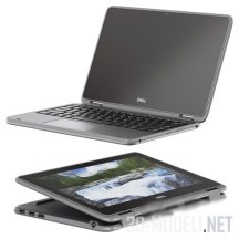3d-модель Ноутбук Latitude 3190 от Dell