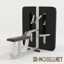 3d-модель Тренажёр для верхнего пояса мышц