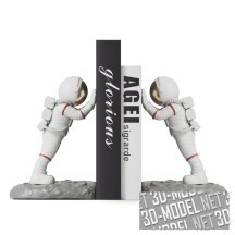 3d-модель Держатель для книг Астронавт