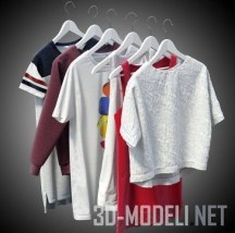 3d-модель Женский гардероб в стиле «Кэжуал»