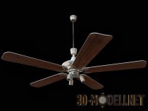3d-модель Современный вентилятор-светильник