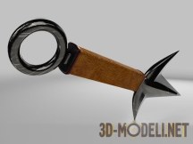 3d-модель Японский нож кунай