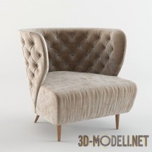 3d-модель Винтажное кресло Paulo Antunes FADO