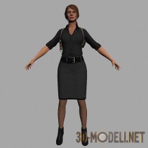 3d-модель Персонаж «Anna Grimsdottir» из «Splinter Cell Blacklist»