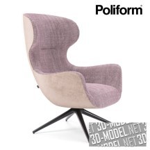 3d-модель Кресло Mad Joker от Poliform