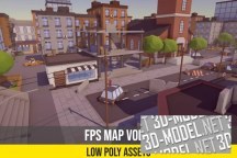 3d-ассет: Low Poly FPS Map Vol.1