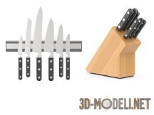 3d-модель Два набора из шести ножей
