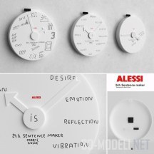3d-модель Настенные часы Alessi MGU02