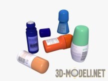 3d-модель Набор дезодорантов