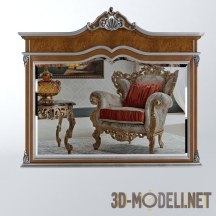 3d-модель Зеркало Modenese Gastone 12641